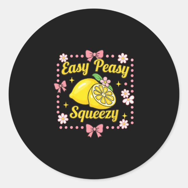 Adesivo Equipe de Limonada Fácil Peasy Lemon Squeezy Diver (Frente)