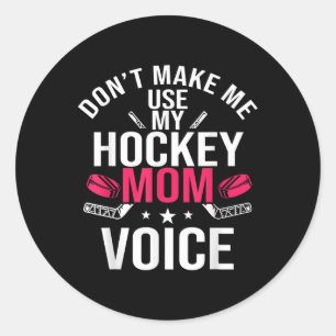 Adesivo Equipe de Mãe de Hockey Jogadora Dia das Mães Camp