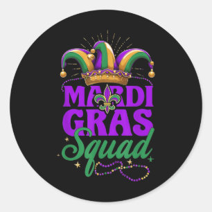 Adesivo Equipe de Mardi Gras Grupo de Correspondência Cruz