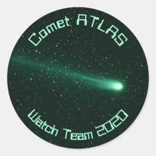 Adesivo Equipe de Monitoramento do Comet ATLAS 2020