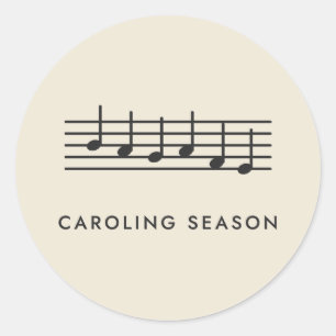 Adesivo Equipe de Natal da Temporada de Cantoria