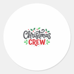Adesivo Equipe de Natal Festa de Fim de Ano