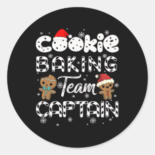 Adesivo equipe de panificação de biscoitos capitão gingerp