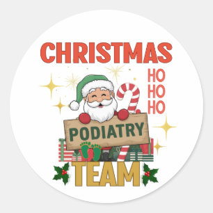 Adesivo Equipe de Podiatria de Natal - Profes Festivos De 