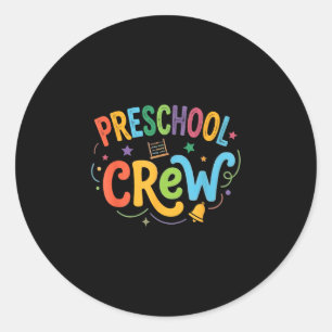 Adesivo Equipe de pré-escola de volta à escola esquadrão d