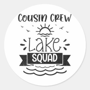 Adesivo Equipe de Primo Lago Esquadrão Reunião de Família