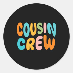 Adesivo Equipe de Primos Férias Família Criança Menino Men