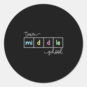 Adesivo Equipe de professores do ensino médio