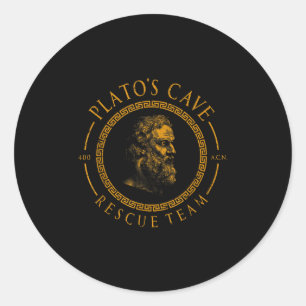Adesivo Equipe de resgate da caverna Platos Filosofia Greg