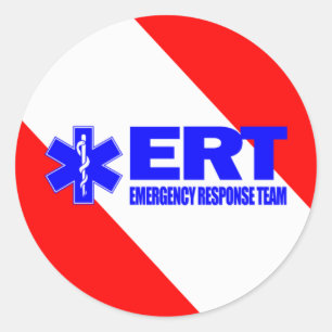 Adesivo Equipe de resposta de emergência ERT