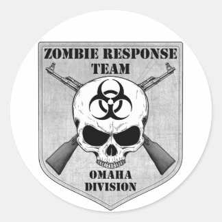 Adesivo Equipe de Resposta Zombie: Divisão Omaha