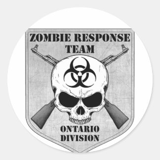 Adesivo Equipe de Resposta Zombie: Divisão Ontário