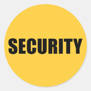 Adesivo Equipe de segurança de evento