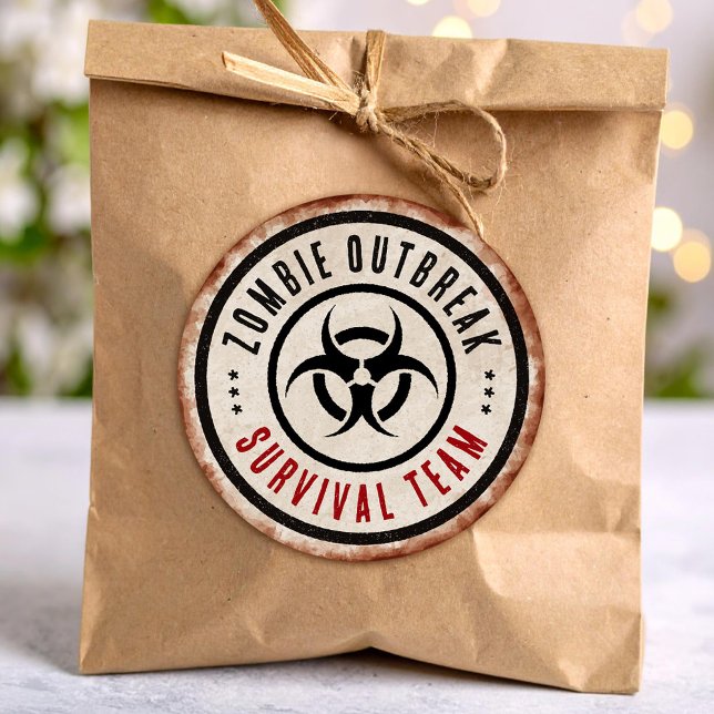 Adesivo Equipe de sobrevivência de zumbis (Criador carregado)
