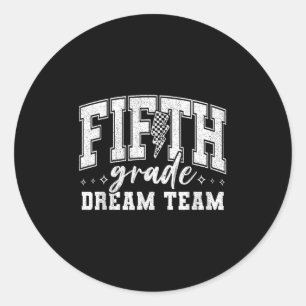 Adesivo Equipe De Sonho Do Quinto Grau - 5 De Grau Volta A