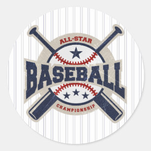 Adesivo Equipe de Todos as Estrelas do Beisebol Festa de A