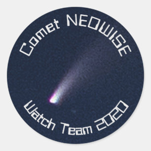 Adesivo Equipe de vigilância do Comet NEOWISE 2020