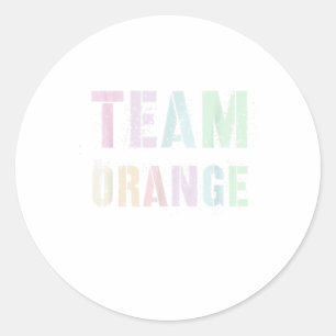 Adesivo Equipe de Vintage, Orange Summer Camp Game Co.