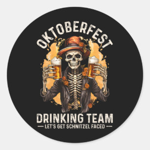 Adesivo Equipe Deixa Schnitzel Enfrentar O Esqueleto De Ha