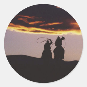 Adesivo Equipe do Cowboy com Lassoes