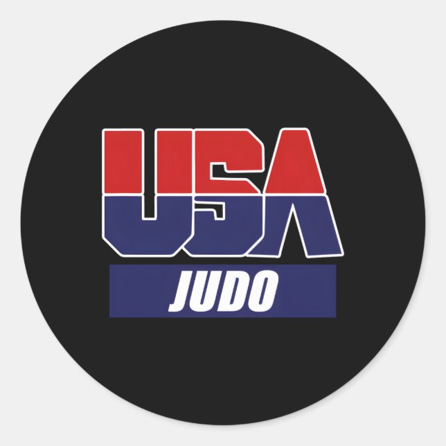 Adesivo Equipe do Judo Mial 2021 dos Estados Unidos (Frente)