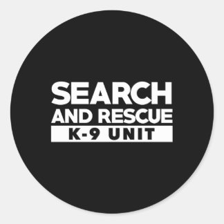 Adesivo Equipe do K9 Thin Orange Line Search Rescut Sar K-