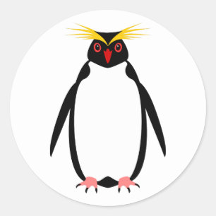 Adesivo Equipe do pinguim rockhopper ou macarrão engraçado
