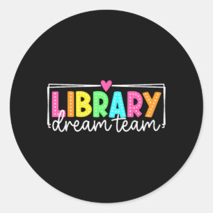 Adesivo Equipe dos Sonhos da Biblioteca Professores de Vol
