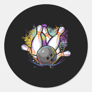 Adesivo Equipe Engraçada de Boliches - Boliches Bowler