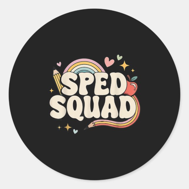 Adesivo Equipe Especial do Esquadrão de Sonho de Educação  (Frente)