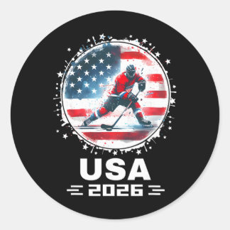 Adesivo Equipe EUA 2026 Bandeira Americana dos Estados Uni
