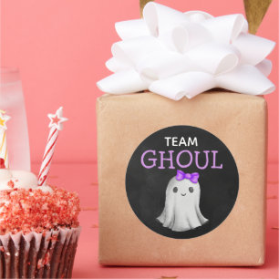 Adesivo Equipe Ghoul Halloween revela gênero
