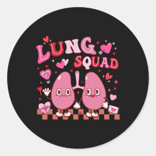 Adesivo Equipe Groovy Lung Terapeuta Respiratório Dia dos 