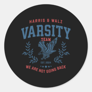 Adesivo Equipe Harris Walz 2024 Eleição Kamala Tim Waltz