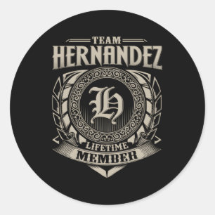 Adesivo Equipe Hernandez Membro da Lifetime Família Hernan