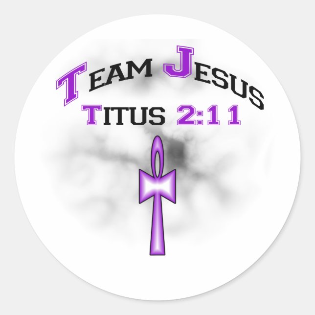 Adesivo Equipe Jesus Christian Titus 211 (Frente)