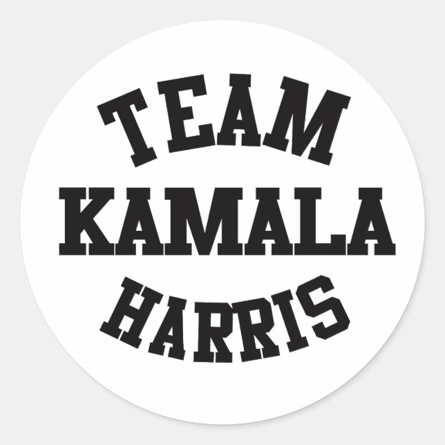 Adesivo Equipe Kamala Harris (Frente)