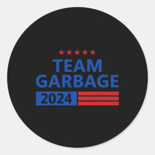 Adesivo Equipe Lixo Para Trump 2