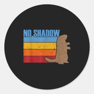 Adesivo Equipe No Shadow Groundhog - Vintage Retro Groundh
