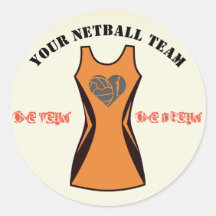 Equipe personalizável de Netball personalizado a c