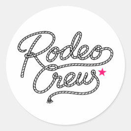 Adesivo Equipe Pink Rodeo Festa de Solteira no Estilo West