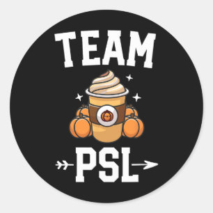 Adesivo Equipe PSL Cute Pumpkin Spice Latão Fall Autum