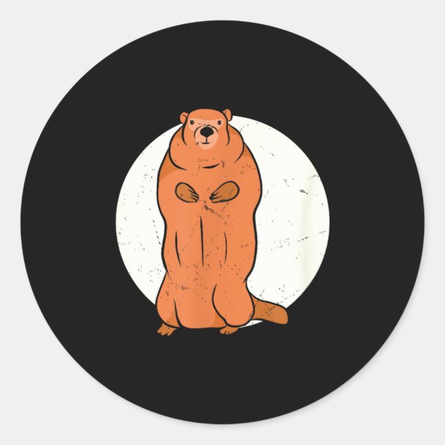 Adesivo Equipe Sem Sombra Tripulação Groundhog Lua Cheia G (Frente)
