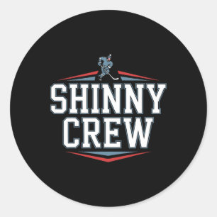 Adesivo Equipe Shinny joga hóquei no lago