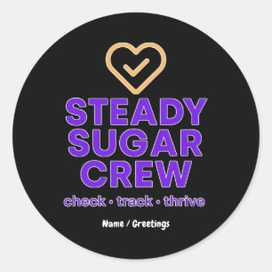 Adesivo Equipe Steady Sugar: Empoderando o Bem-Estar e o E