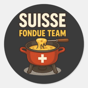 Adesivo Equipe Suisse Fondue