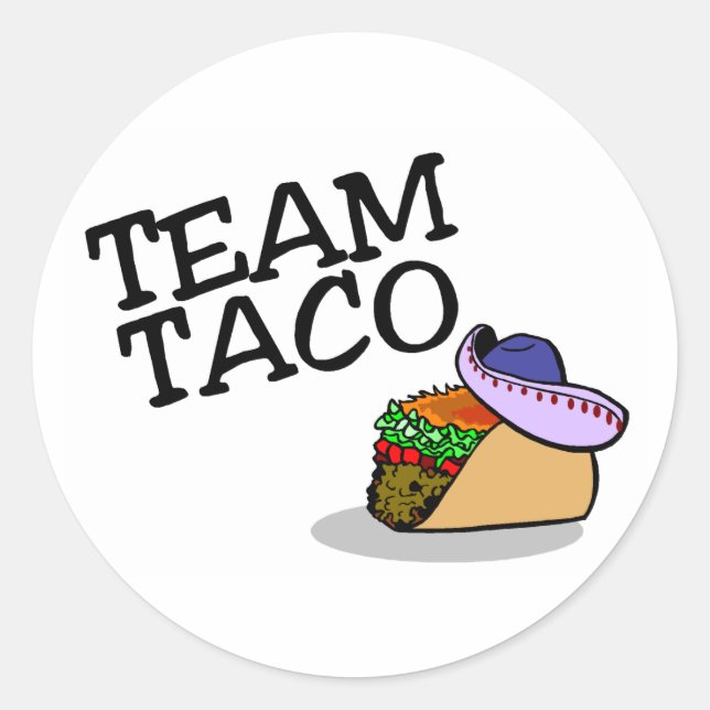 Adesivo Equipe Taco Taco (Frente)