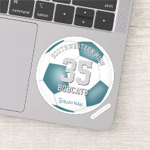 Equipe Teal White colorido favoritos para festas d