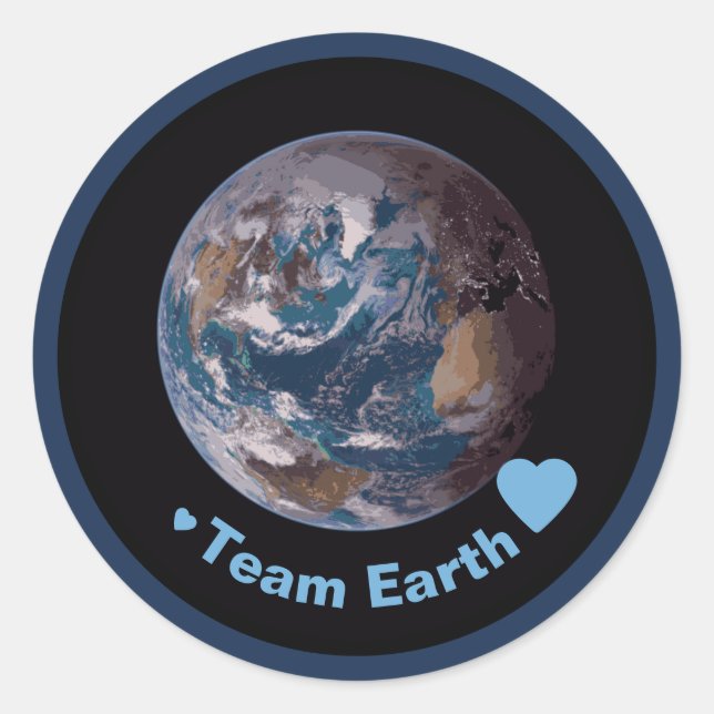 Adesivo "Equipe Terra" Blue Marble (Frente)