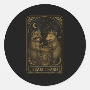 Adesivo Equipe Traarot Cartão Racoon Opossum Amante Funny